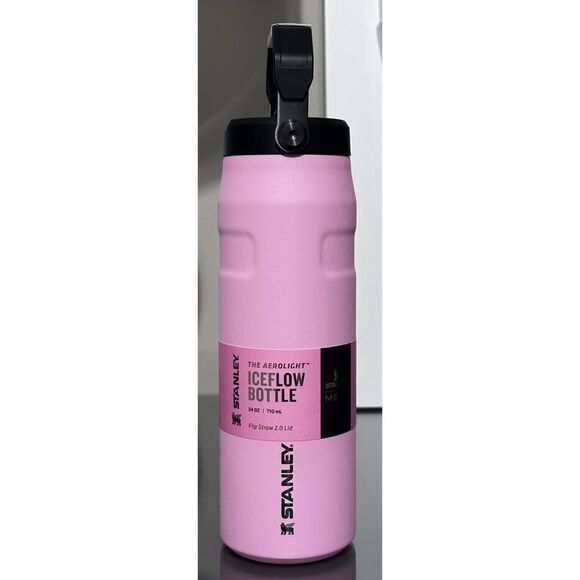 MESSI X STANLEY AEROLIGHT ICEFLOW FLIP STRAW 2.0 BOTTLE, 24 OZ- MESSI GOAT PINK - Picture 2 of 6